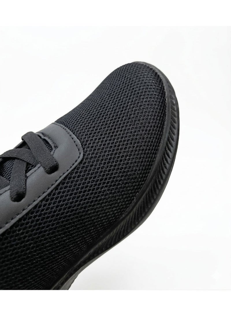 Order Nexaro Men's Lightweight Running Shoes - Breathable Synthetic Sneakers with Durable TR Sole -( SJ-202)Black - Image 3