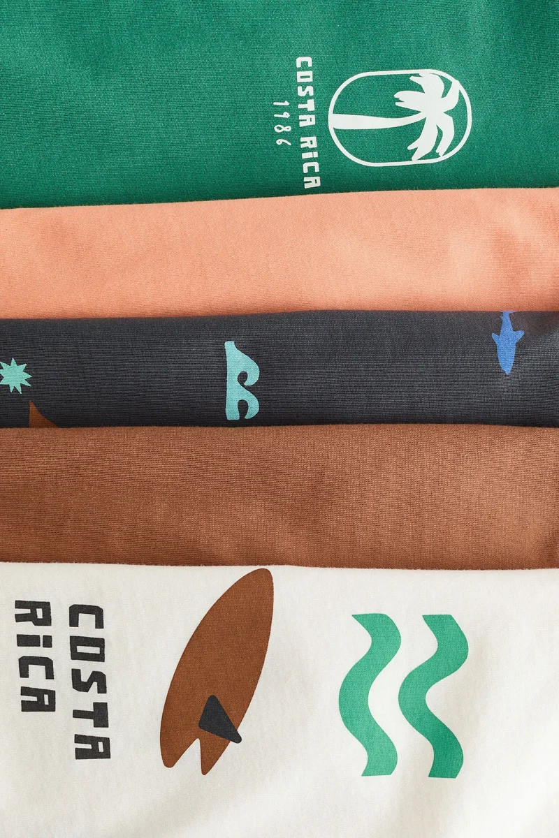 H&M 5-pack jersey T-shirts