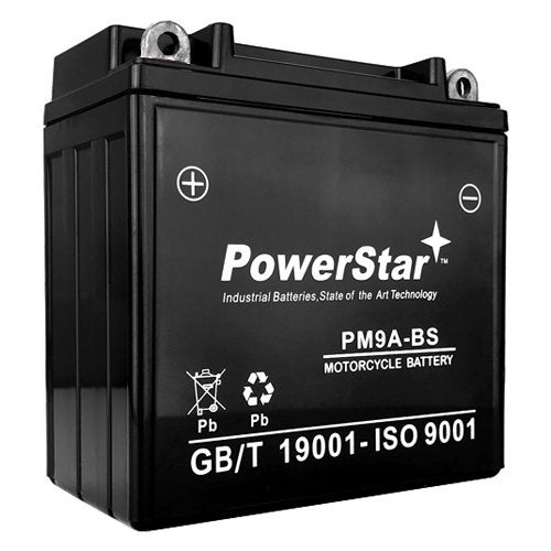 PowerStar PM9A-BS High Performance Power Sports- Maintenance Free - Sealed AGM Battery Motorcycle Battery for YTX9A-BS YAMAHA 200 YCS1 68 - Image 5