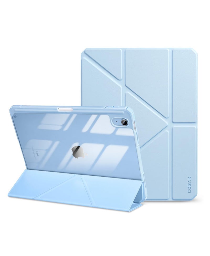 CoBak Case for iPad (A16) 11th Generation 11 Inch 2025, iPad 10th Generation Case 10.9 Inch 2022 - Protective Cover with Multi-angle Includes Portrait Stand, Pencil Holder and Auto Wake/Sleep, Skyblue - Image 1