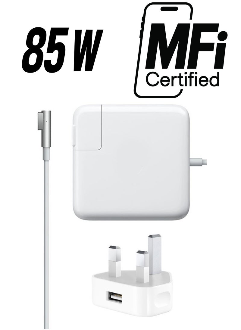 Generic - 85W MagSafe Power Adapter, 3-Pin UK Plug - Image 1