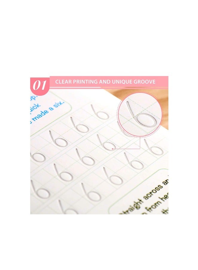 Tegrilo كتاب تدريبي مكون من 4 قطع من FN-Sank Magic للأطفال مع قلم - Image 2