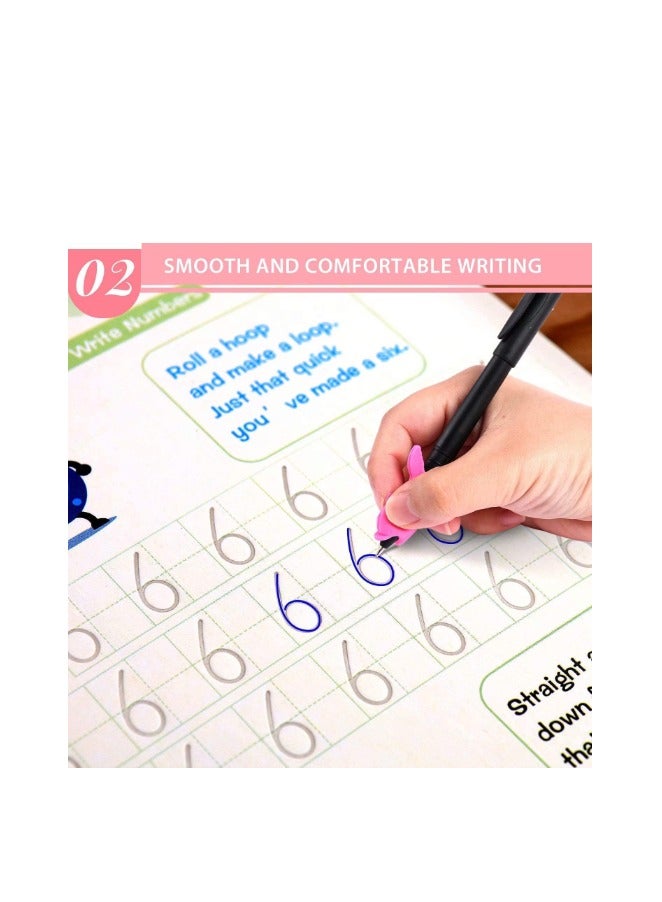 Tegrilo كتاب تدريبي مكون من 4 قطع من FN-Sank Magic للأطفال مع قلم - Image 3