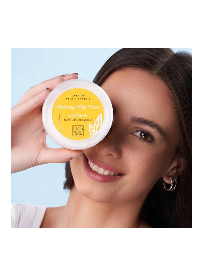 بوبانا قناع الحليب للتبييض مع فيتامين سي 250 جم - Image 2