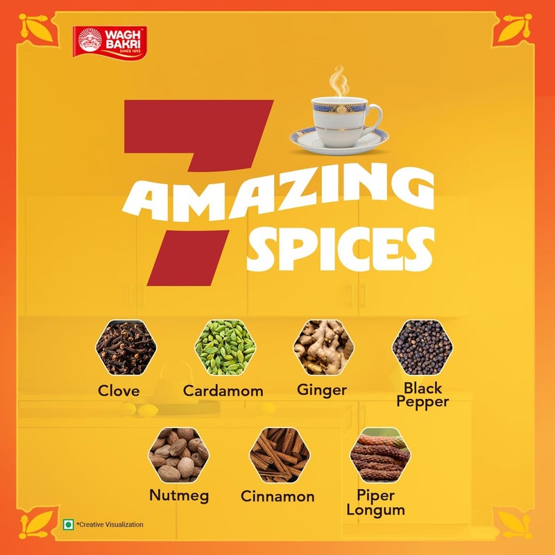 Wagh Bakri Premium Masala Chai - 250 Grams - Image 4