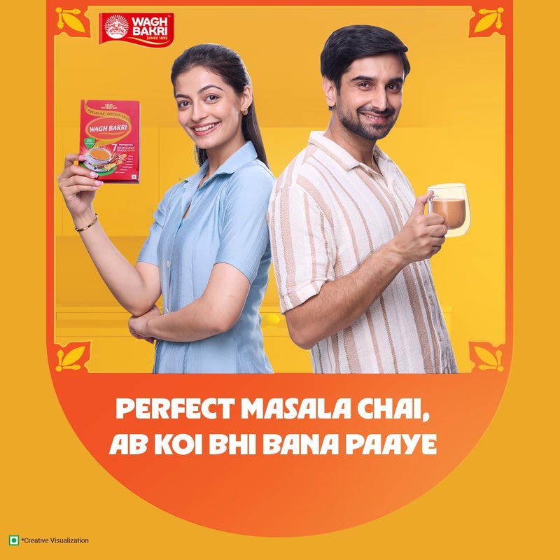 Wagh Bakri Premium Masala Chai - 250 Grams - Image 3