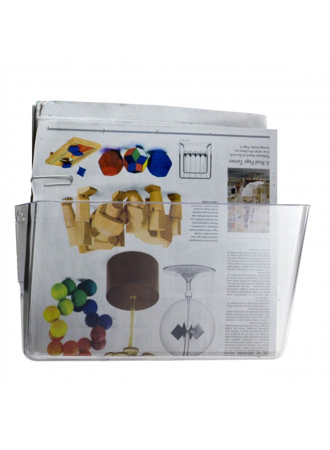 Officemate Wall File Letter Size, Clear (21434) - Image 2