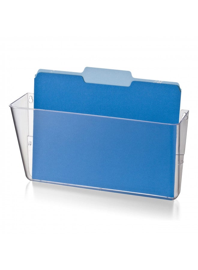 Officemate Wall File Letter Size, Clear (21434) - Image 1