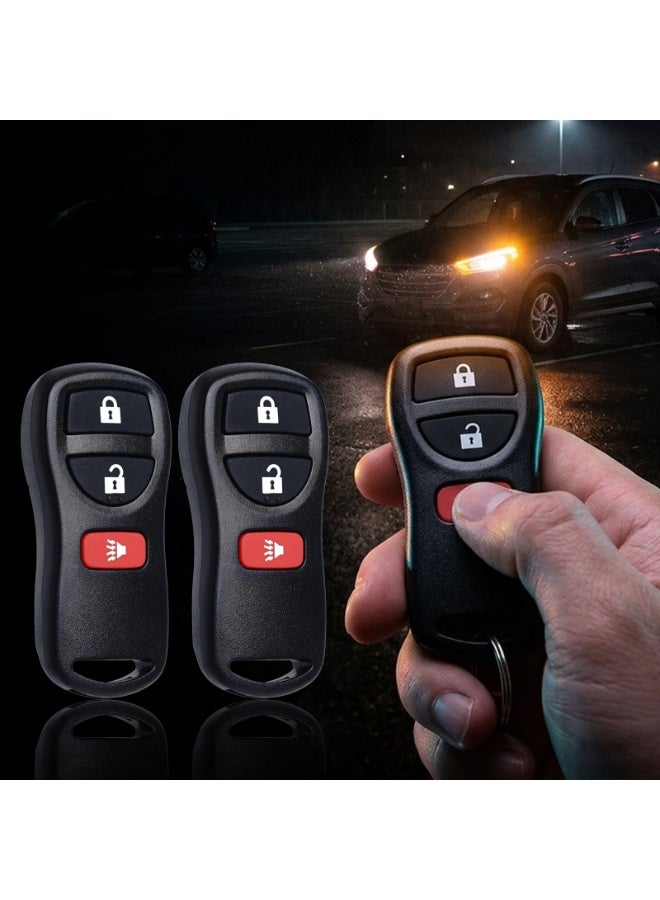 توبيز مفتاح تحكم عن بعد للدخول بدون مفتاح بثلاثة أزرار من توبي - أجهزة تحكم ذكية لسيارات نيسان أرمادا مورانو باثفايندر فيرسا، بديل أصلي KBRASTU15 CWTWB1U415 CWTWB1U733 (قطعتان) - Image 5