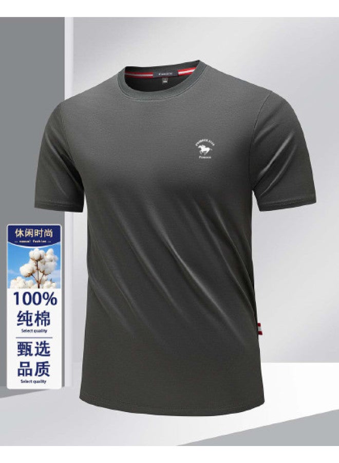 Fomoce men's Short Sleeve T-shirt - Summer Comfort, Stylish & Versatile Casual Top - Image 1
