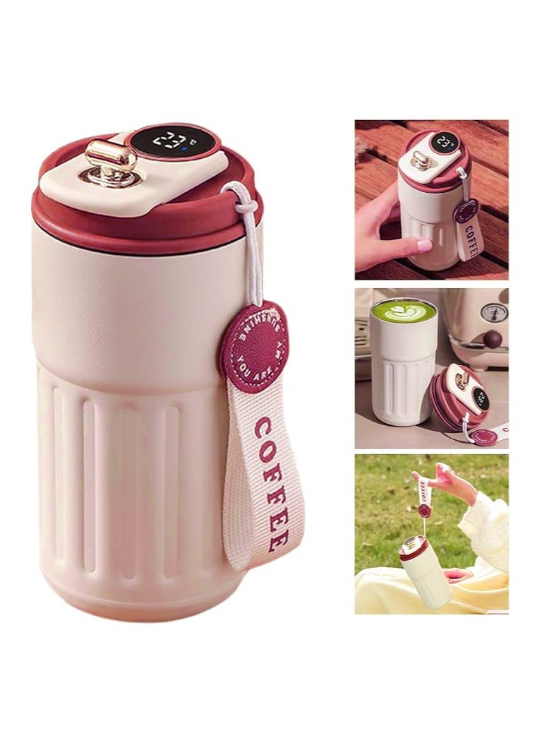 Generic Smart Thermos Coffee Cup with LED Temperature Display – Portable Travel Mug for Hot & Cold 450ml  - Image 5