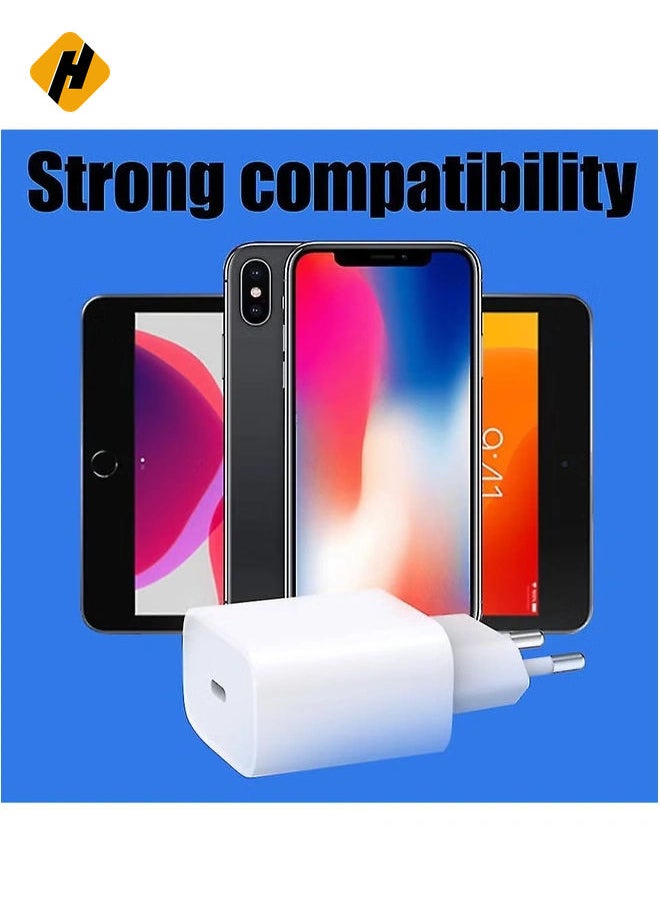 HuHa - 20W Iphone Ipad Fast Charger Apple Usb-c Power Adapters - Image 1