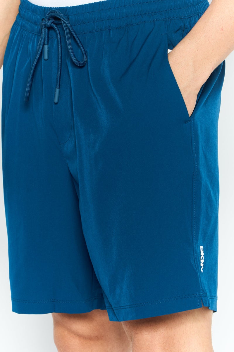 DKNY Men Solid Board Shorts, Poseidon - Image 3