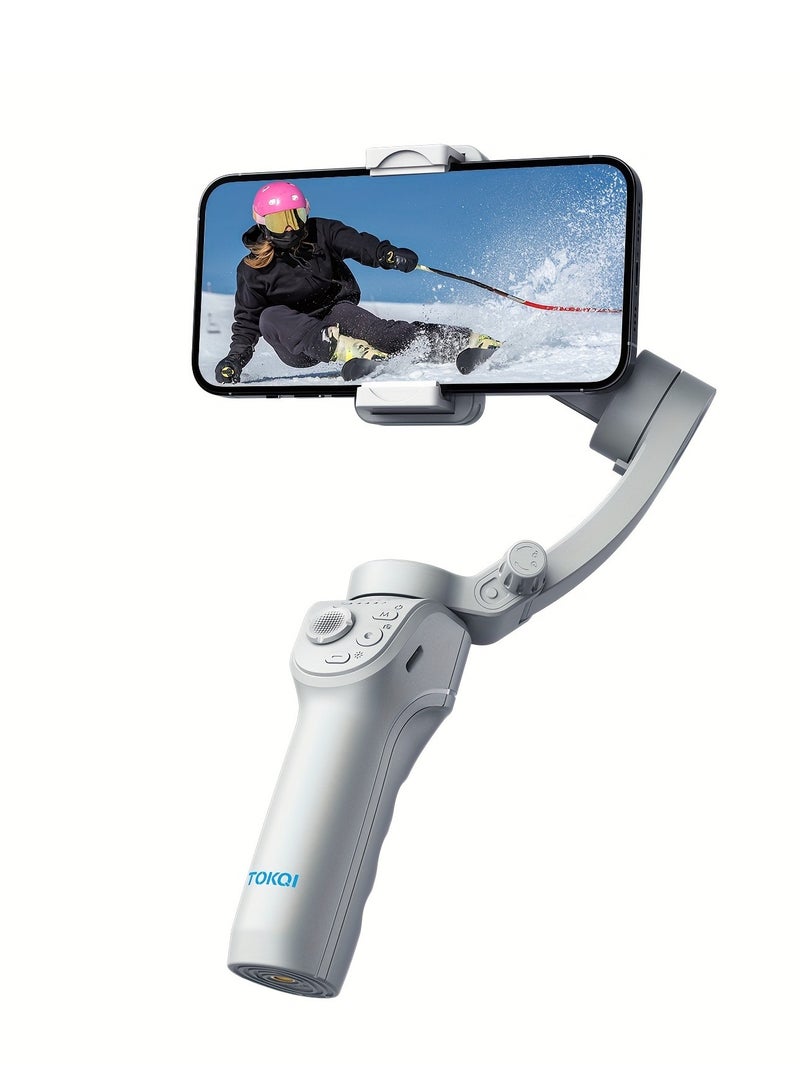 SelfieShow Three-axis PTZ Stabilizer, Gimbal Stabilizer, Intelligent Face Recognition Tracking, Compatible With iOS iPhone/Android Mobile Phone - Image 4