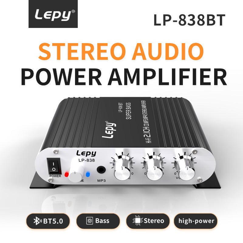 Lepy838Bt Bluetooth 2.1 Channel Ultra-Subwoofer Multi-Channel Computer Mobile Phone Projection Suitable For Power Amplifier - Image 2