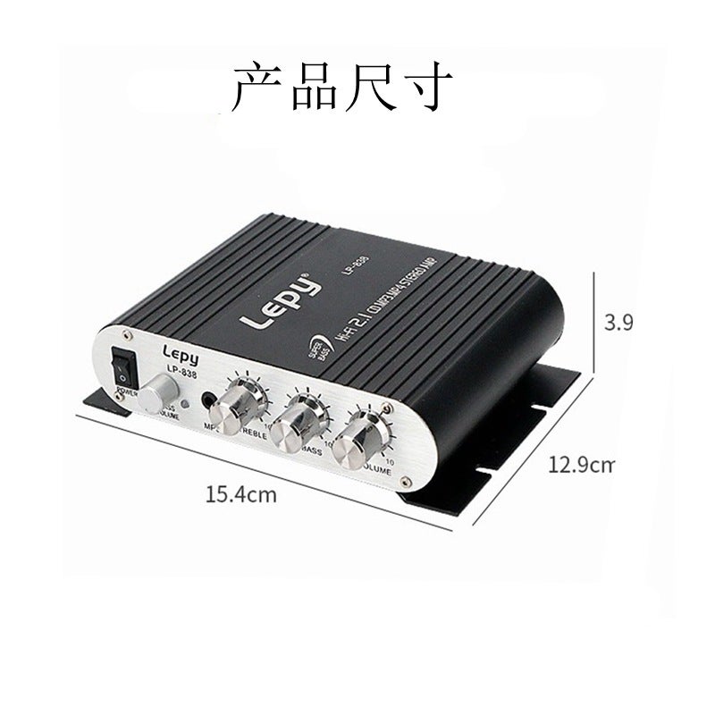 Lepy838Bt Bluetooth 2.1 Channel Ultra-Subwoofer Multi-Channel Computer Mobile Phone Projection Suitable For Power Amplifier - Image 4