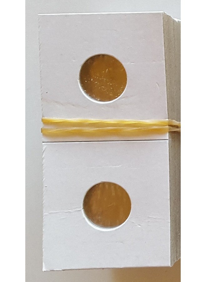 Guardhouse Coin Flips for Dimes, 100 Count, Brand Cardboard and Mylar 2"x2" Paper Coin Holders