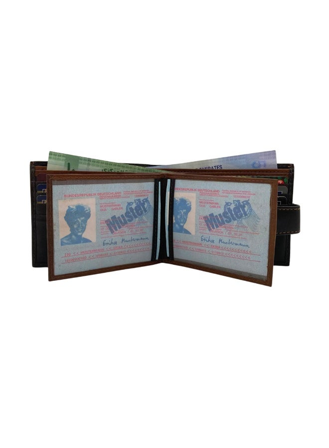 LAVERI LEATHER Antq, Smooth Leather Wallet Inside Leather Lining - Image 4