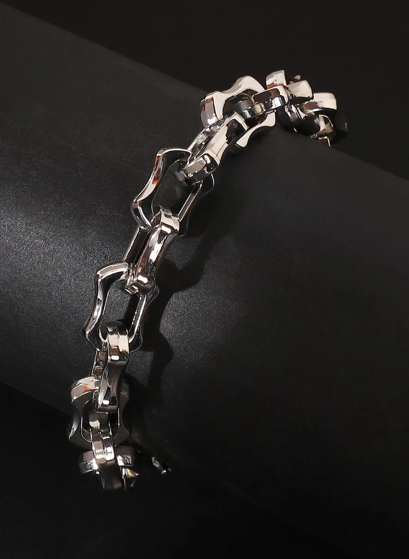 سوهي سوار سلسلة للنساء بلون كروم بمشبك مخلبي