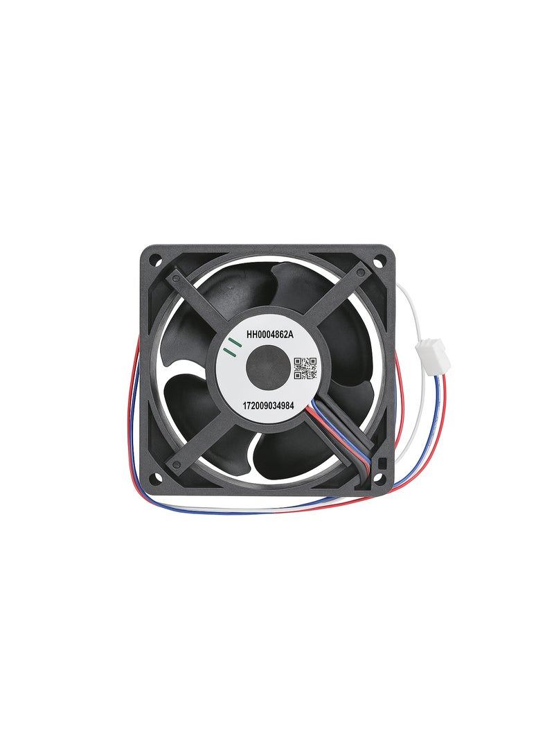RF Cooling Fan for Refrigerator Freezer Hatachi DC 12V HH0004962A/HH0004140A 9.2x9.2cm 3-Pin Fan for Refrigerator Fan Freezer - Image 1
