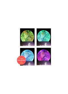 Party with Emma Snow Globe for Kids Spaceship Unicorn Snow Globes with Musics Led for Girls Granddaughters Babies Birthday (Astronaut Green)  - Image 3