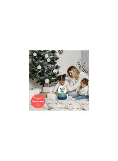 Party with Emma Snow Globe for Kids Spaceship Unicorn Snow Globes with Musics Led for Girls Granddaughters Babies Birthday (Astronaut Green)  - Image 4
