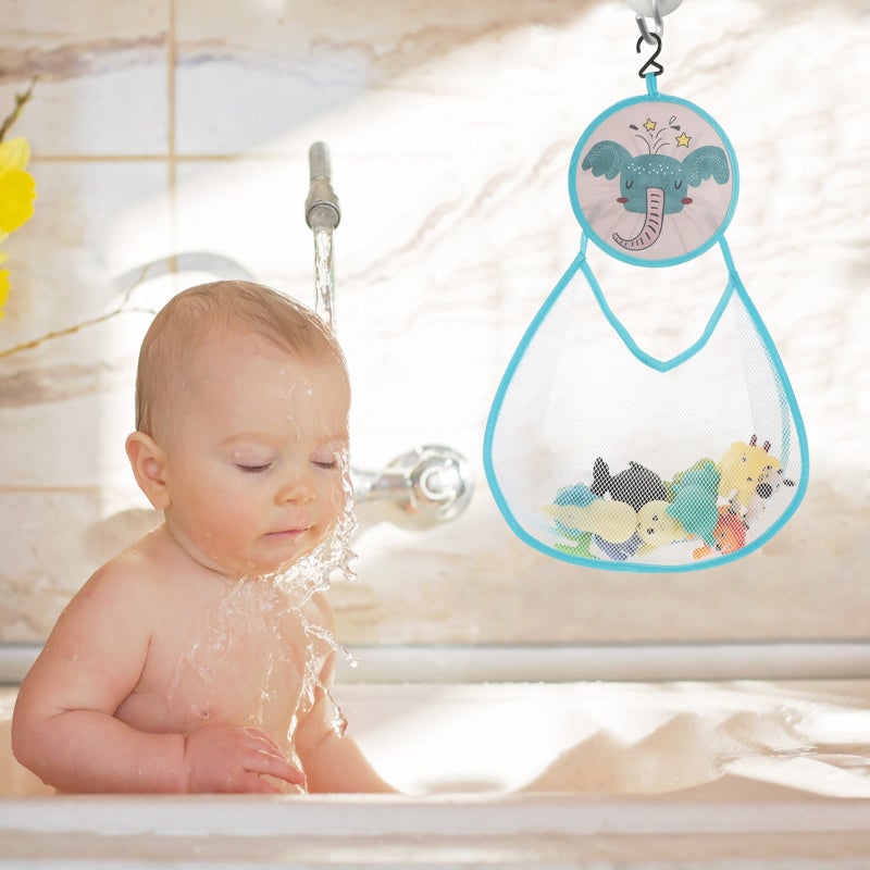 Bath Toy Organizers And Storage Bath Tub Storage Organizer For Toys Mesh 1Pack - Image 4