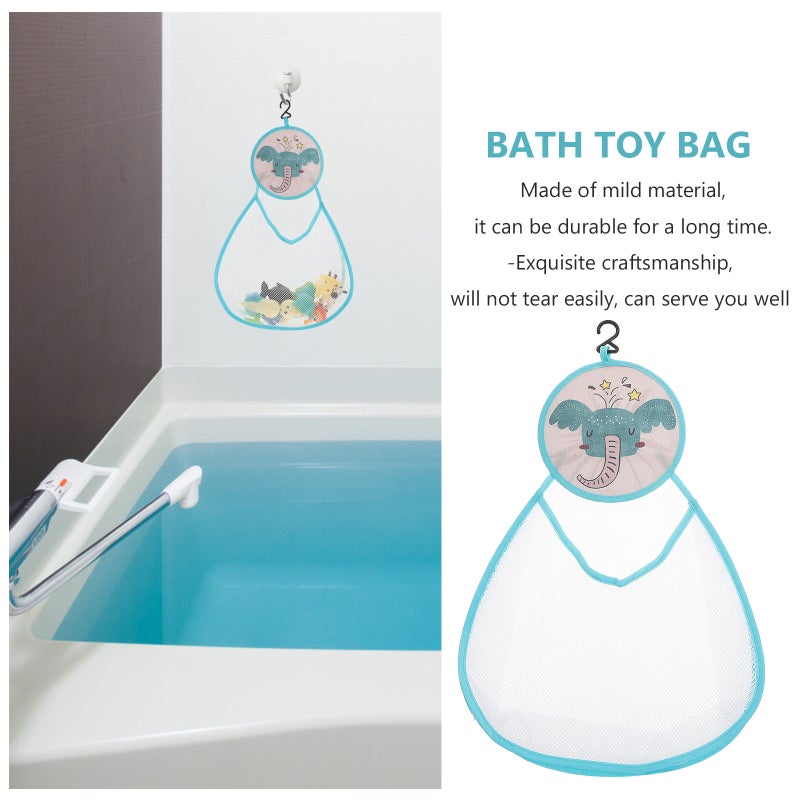Bath Toy Organizers And Storage Bath Tub Storage Organizer For Toys Mesh 1Pack - Image 5