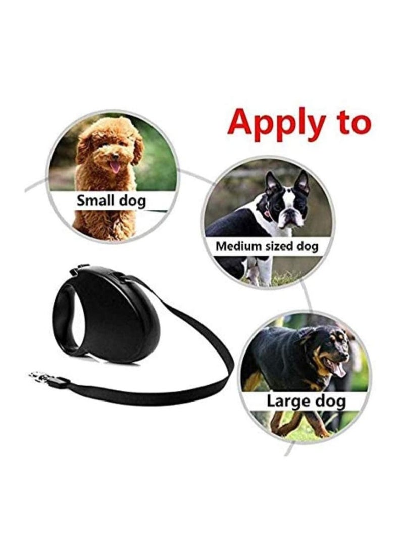 Generic 5M Retractable Leash Dog Training Leashes Lead Dog Rope Walking Nylon Leash Collar One-handed Lock Training Lead for Pet - Image 5