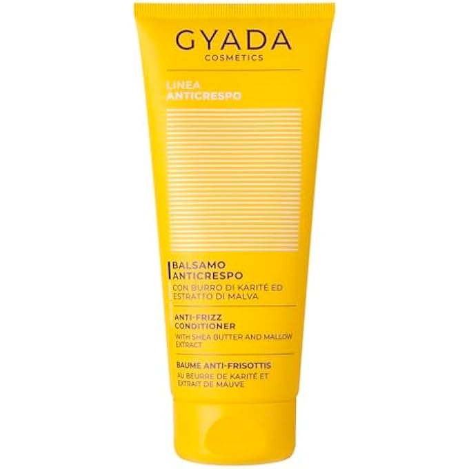 GYADA COSMETICS , FRIZZ CONDITIONER, SUITABLE FOR DRY, FRIZZY OR DAMAGED HAIR, HIGH DETANGLING POWER, LEAVES HAIR SOFT AND SILKY, BASED ON SHEA BUTTER, 200 ML - Image 2