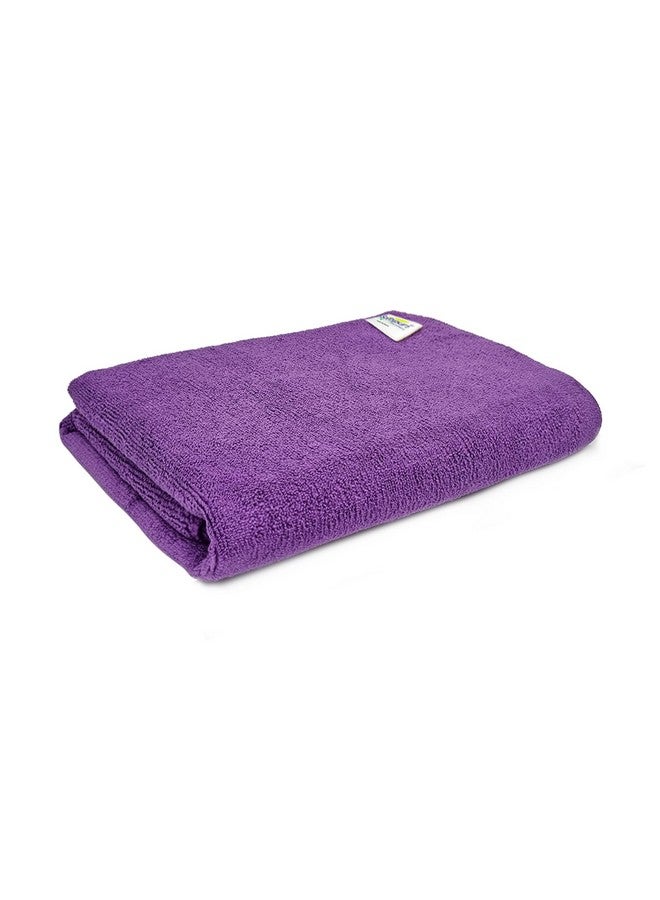 SOFTSPUN Microfiber Hair & Face Care Bath Towel 1pc 60x120cm Purple! Ultra Absorbent Super Soft & Comfortable Quick Drying for Men & Women Daily Use Pack of 1 Extra Large Size Unisex. - Image 1