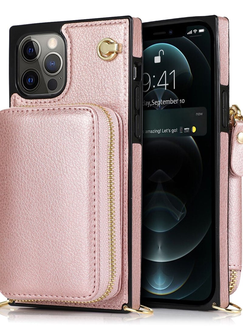 Loquat Suitable For Iphone Card Slot Zipper Leather Case - Image 1