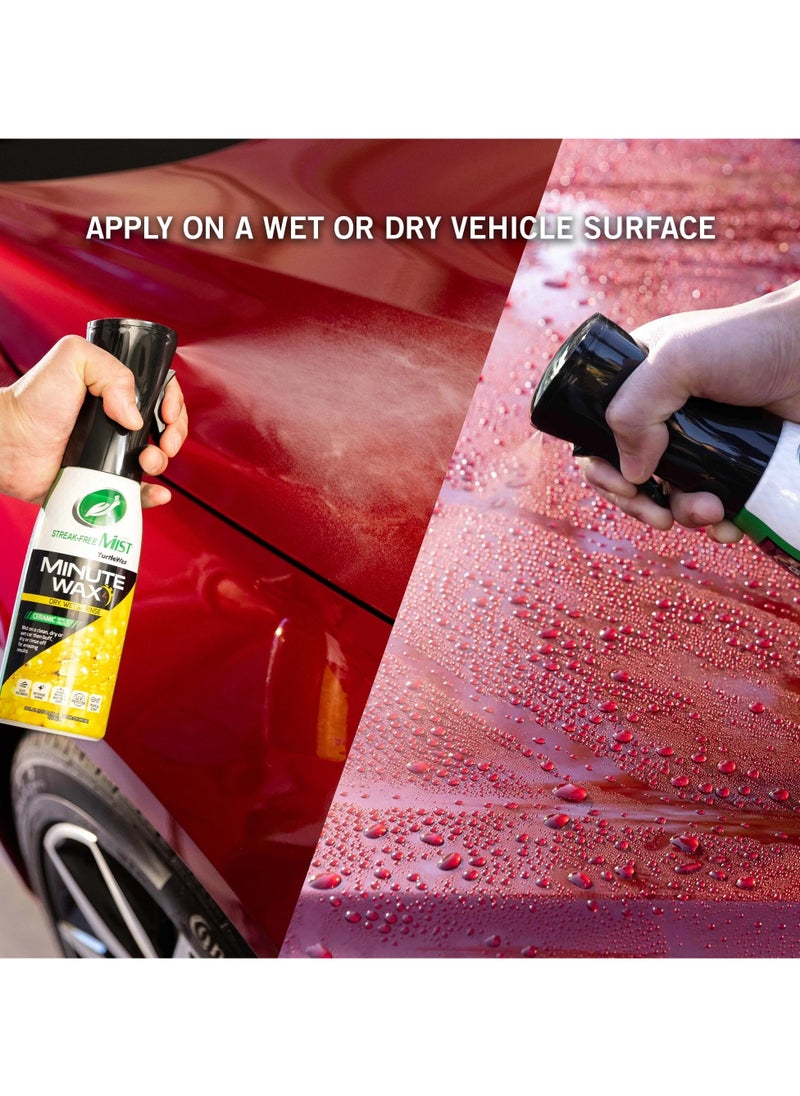 TurtleWax Car Minute Wax 591ml - Use on Dry, Wet, or Rinse, Ceramic Formula with Gloss Polymers, Provides Superior Protection & Long-Lasting Shine  - Image 2