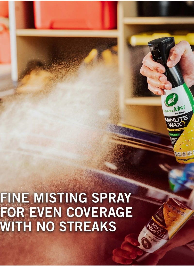 TurtleWax Car Minute Wax 591ml - Use on Dry, Wet, or Rinse, Ceramic Formula with Gloss Polymers, Provides Superior Protection & Long-Lasting Shine  - Image 4