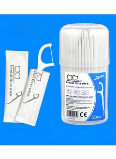 keloray Individually Wrapped Dental Floss Picks-Oral Care Flossers for Adults- Floss Singles Bag- Travel Hotel Restaurant Office Car Dental Floss  - Image 1