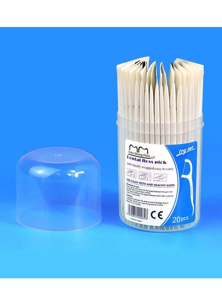 keloray Individually Wrapped Dental Floss Picks-Oral Care Flossers for Adults- Floss Singles Bag- Travel Hotel Restaurant Office Car Dental Floss  - Image 4