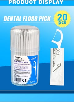 keloray Individually Wrapped Dental Floss Picks-Oral Care Flossers for Adults- Floss Singles Bag- Travel Hotel Restaurant Office Car Dental Floss  - Image 5