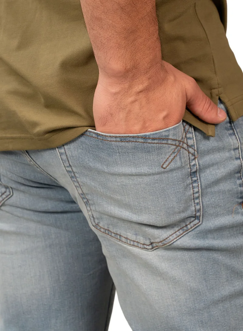 GIORDANO  Men's Skinny Taper Stretch Denim Jeans Low Rise for Men | Best Price UAE