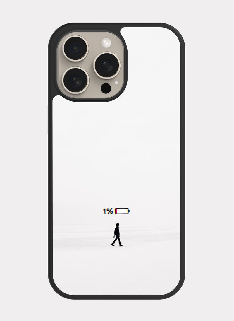 بكسلات كفر ايفون 15 برو ماكس رائع ابيض - Image 1