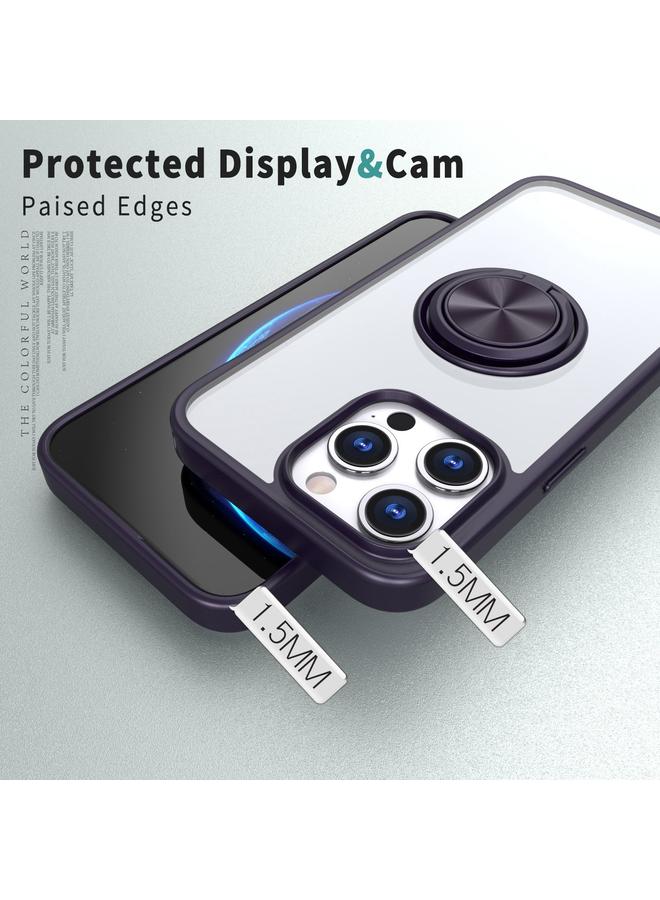 Zaboon Case For iPhone 13 Pro Max Ring Holder PC Hybrid TPU Phone Case - Image 5