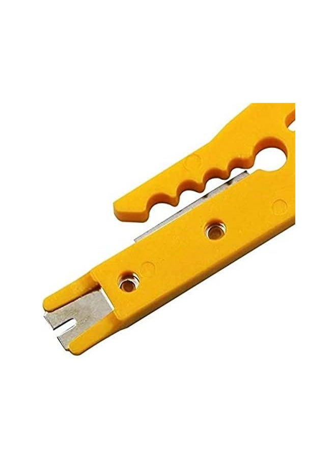 PROMASS promass Mini Portable Cable Cutter Stripper Knife - Crimper Pliers, Crimping Tool Cable Stripping Wire, Cutter Multi Tools Cut Line Pocket Multitool Etc...  - Image 3