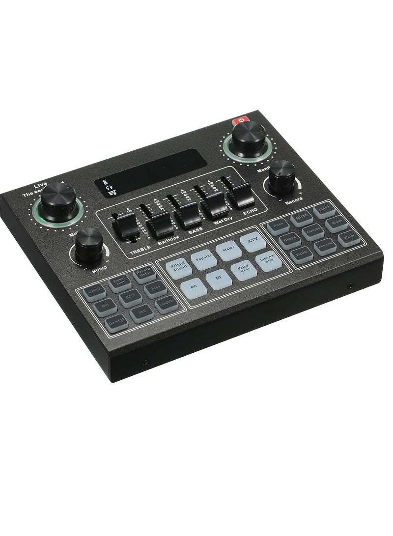 V9 Audio USB Webcast Live Sound Card Black  - Image 2
