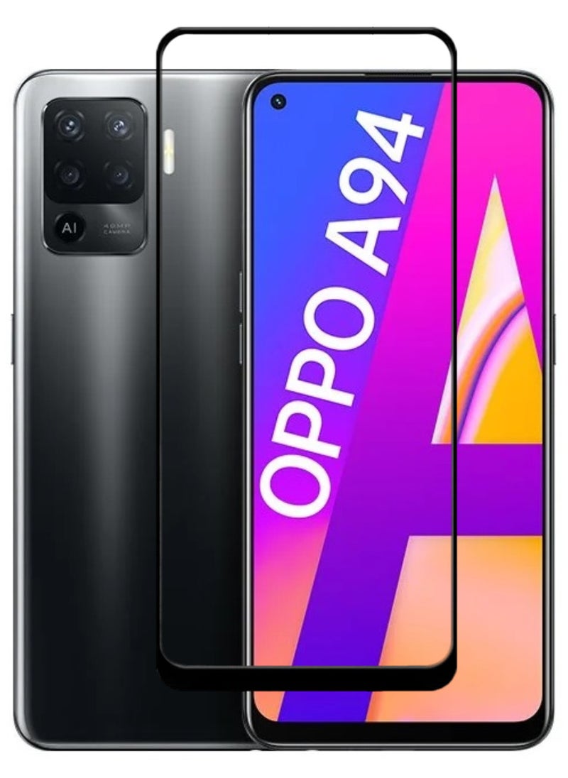 ACLIX Antistatic ESD Dustproof Premium Quality High Definition Tempered Glass Screen Protector Designed For Oppo A94 - Image 1