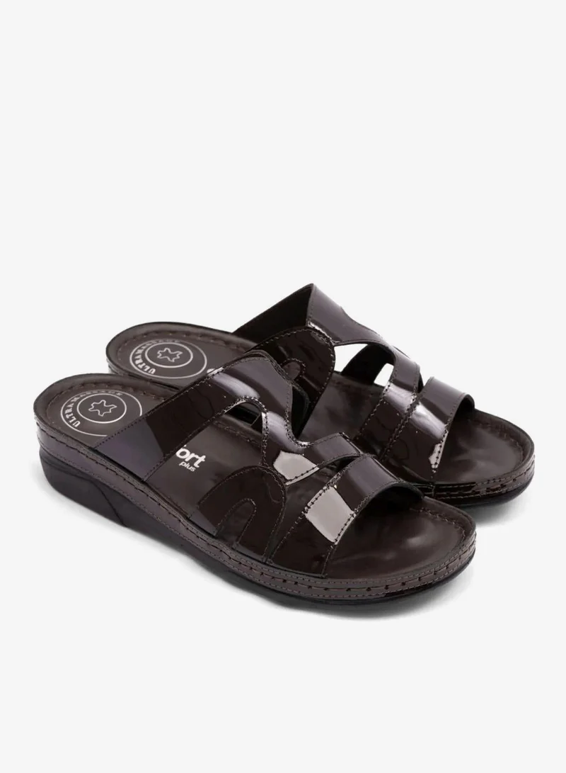 Comfort Plus COMFORT PLUS SANDALS FOR LADIES ITALIAN DESIGN BROWN