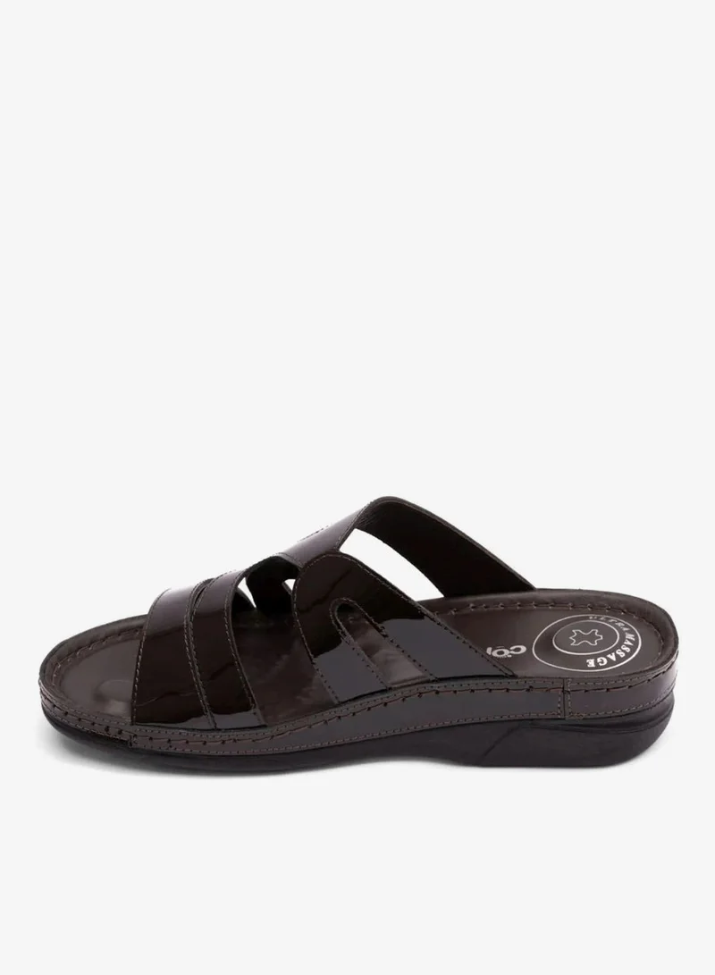 Comfort Plus  COMFORT PLUS SANDALS FOR LADIES ITALIAN DESIGN BROWN for Women | Best Price UAE