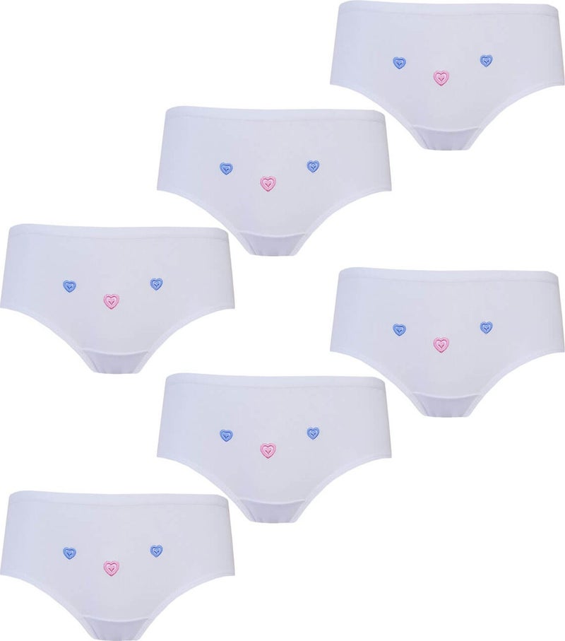 Hepsine Rakip Rivaling All 6 Girls' Panties Thin Waist Bato Cotton Embroidered Slip Quality  - Image 3