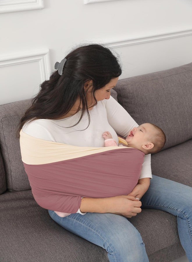 حاملة الأطفال Kloovete Baby Wrap Carrier، حاملة أطفال مثالية للأطفال حديثي الولادة والرضع حتى وزن 35 رطلاً. - Image 2