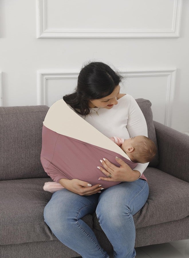 حاملة الأطفال Kloovete Baby Wrap Carrier، حاملة أطفال مثالية للأطفال حديثي الولادة والرضع حتى وزن 35 رطلاً. - Image 3