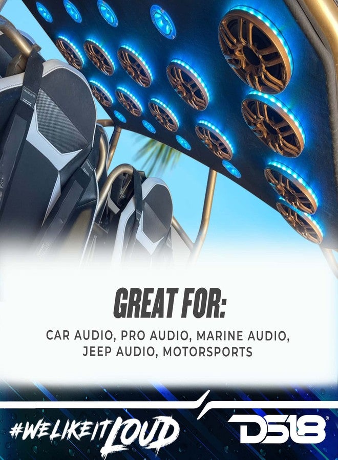 DS18 NXL-LRING6 RGB LED Mounting Ring for Speakers 6.5" Waterproof - Works with RGB Module (LED-BTC) or Wire to One Color Without Module - Great for Car Audio, Marine Audio, Pro Audio and All Elements - Image 4