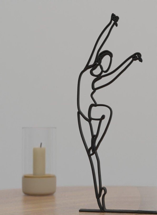 EROTNGO Modern Ballet Dancing Girl Art | Minimalist Shelf and Desk Sculpture | Unique Gift Figurine | Stylish Décor for Women - Image 2